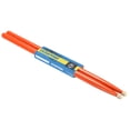 thumbnail image 1 of Maple Wood Drumstick Anti Slip Drum Stick 5A Orange 2pcs for Drumming Musical Instrument Percussion, 1 of 6