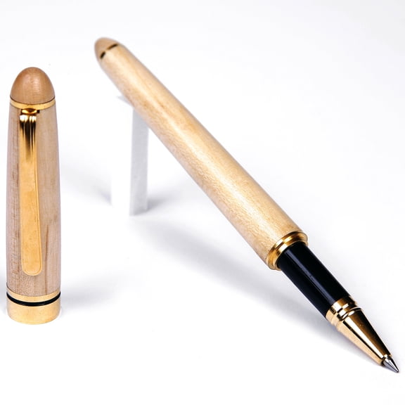 Maple Wood Rollerball Pen - Beautiful Budget Friendly Pen