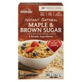 thumbnail image 1 of Millville Maple and Brown Sugar Instant Oatmeal, 10 count, 1 of 2
