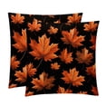 thumbnail image 1 of Maple leaves Decorative Bed Pillow Covers Throw Pillows Set with Unique Patterns for all Occasions - 16x16, 18x18, 20x20 inches - 2 Pack Pillow Inserts Included, 1 of 6