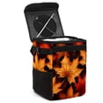 thumbnail image 1 of Maple leaves Foldable Car Garbage Can with Lid, Leak-proof Mini Trash Can, Hanging Storage Bag - Trash Can for Car, 1 of 1