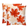 thumbnail image 1 of Maple leaves Throw Pillows Set of 2 with Unique Patterns Covers - Available in 16x16, 18x18, and 20x20 Inches for Various Occasions - Includes Throw Pillow Inserts, 1 of 6