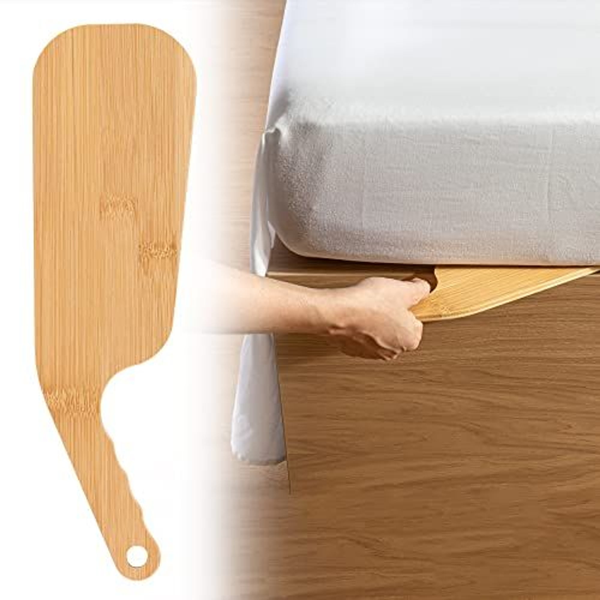 Bamboo Bed Sheet Tucker Tool for Queen Fitted Sheets