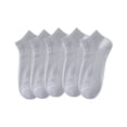 thumbnail image 1 of Maplenight 5 Pairs Womens Ankle Socks Mesh Cotton Running Socks Summer Breathable Sports Socks, 1 of 5