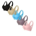 thumbnail image 1 of Maplenight 5PC Sports Bras for Women Breathable No Underwire Full Coverage Push up Bras Wireless Support Yoga Bra, 1 of 2