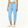 thumbnail image 1 of Maplenight Athletic Jogger Pants for Women Elastic Waist Gym Running Workout Pant Casual Lounge Travel Capri Pants with Pockets, 1 of 8