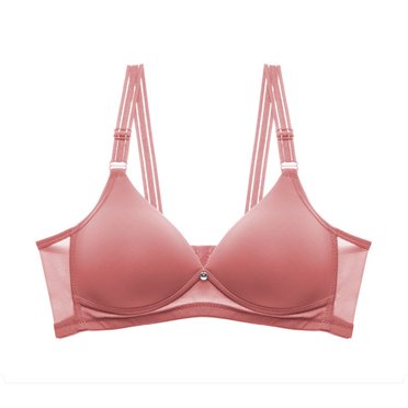 Anita Jana Cotton Soft Support Bra - Comfort Fit With 3-Section Cups, Adjustable Padded Straps (38F, Champagne)