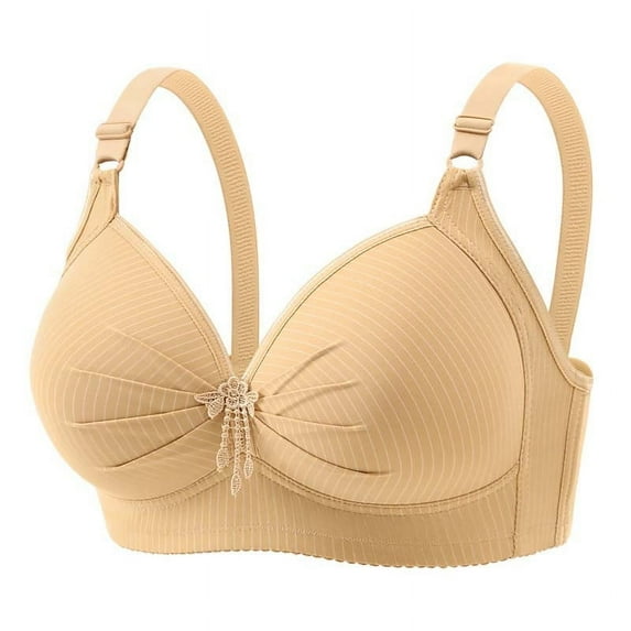 Maplenight Bras for Women No Underwire Full Coverage Push Up Comfort Breathable Support Everyday Bra