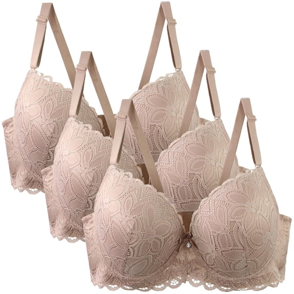Maplenight Bras for Women Underwise Full Coverage Bralette Plus Size Supportive Unlined Breathable Everyday Bra for Large Breast