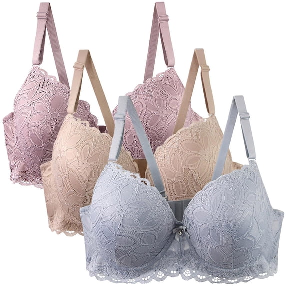 Maplenight Bras for Women Underwise Full Coverage Bralette Plus Size Supportive Unlined Breathable Everyday Bra for Large Breast