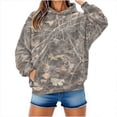 thumbnail image 1 of Maplenight Camo Hoodies for Women Men Maple Leaf Graphic Hooded Sweatshirt Fleece Pullover Sweatshirts Long Sleeve Tops with Pocket, 1 of 6