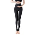 thumbnail image 1 of Maplenight Fleece Lined Tights Women One-Seam Thermal Warm Pantyhose Winter Thick Sheer Leggings, 1 of 7