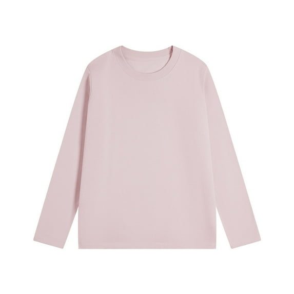 Maplenight Fleece Tops for Women Slim Fitted Thermal Long Sleeve Shirts Undershirts Crewneck Basic Tees