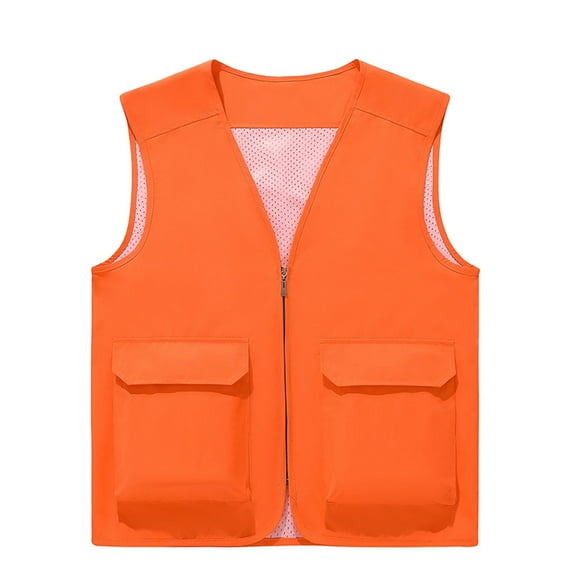 Maplenight Lightweight Vest for Men,Sleeveless Jacket with Pockets Outdoor Mountain Hiking Quick Dry Summer Fall Vest for Men