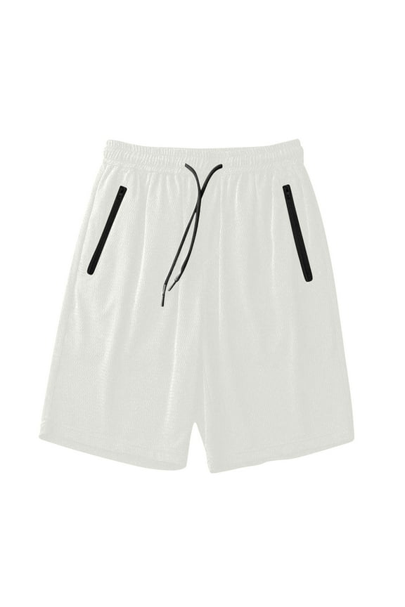 Men's Ice Silk Fitness Running Shorts Yoga Soft Men's Cotton Shorts Casual Workout Beach Wear