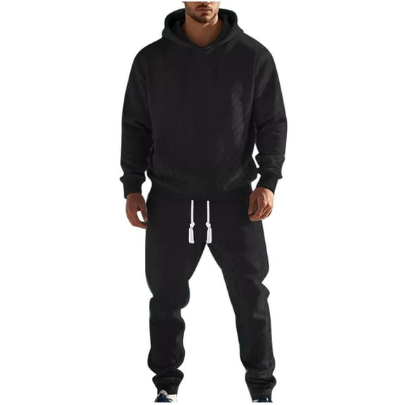 Maplenight Men's Tracksuit 2 Piece Long Sleeve Pullover Jogging Track Suit Athletic Casual Sweatsuit