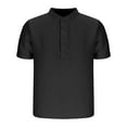 thumbnail image 1 of Maplenight Men's golf Shirts Stand Collar Short Sleeve Trendy Tee Shirts Summer Solid Color Casual Tops, 1 of 4
