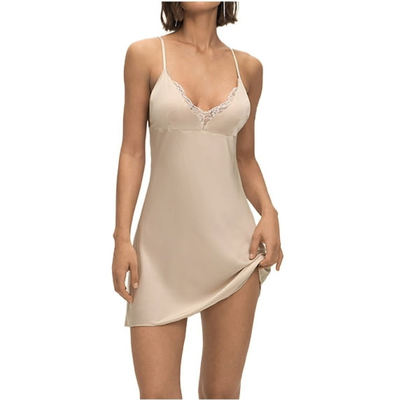 Maplenight Nightgowns for Women Lace Babydoll Lingerie Dress Summer Chemise Sleepwear