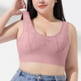 thumbnail image 1 of Maplenight Plus Size Bras for Women Underwise Full Coverage Bralette Supportive Unlined Breathable Everyday Bra for Large Breast, 1 of 6
