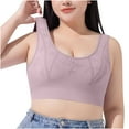 thumbnail image 1 of Maplenight Plus Size Bras for Women Underwise Full Coverage Bralette Supportive Unlined Breathable Everyday Bra for Large Breast, 1 of 6