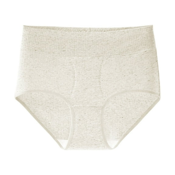 Maplenight Plus Size Underwear for Women Cotton Full Coverage Breathable Stretch Briefs High Waist Soft Comfy Ladies Panties
