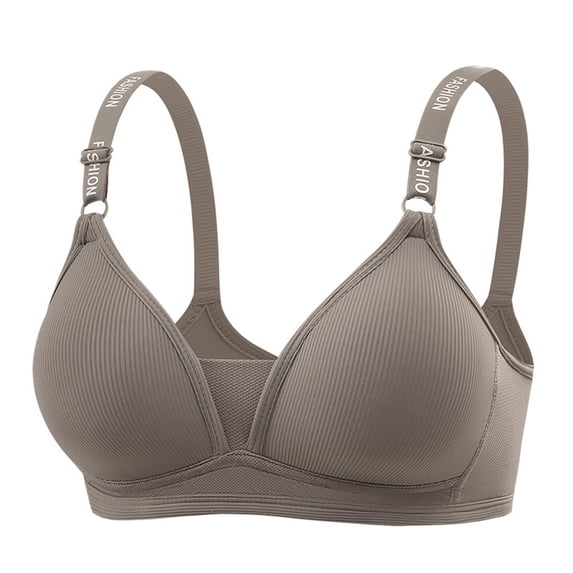 Maplenight Push Up Bras for Older Women No Underwire Everyday Bras Comfy Full Coverage Support Wireless Bra