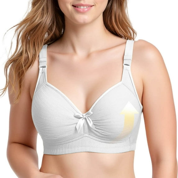 Maplenight Push Up Bras for Women No Underwire Full Coverage T Shirt Bra Comfy Supportive Everyday Bras