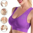 thumbnail image 1 of Maplenight Racerback Sports Bras for Women Removable Padless Bralettes Wirefree Yoga Breathable Cool Mesh Support Comfy Lightweight Active Bra, 1 of 5