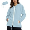thumbnail image 1 of Maplenight Raincoats for Women Waterproof Rain Jackets Full Zip Lightweight Outdoor Hiking Hooded Jacket with Pockets, 1 of 5