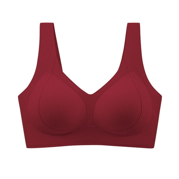 Maplenight Seamless Bras for Women No Underwire Full Coverage Support Bralettes Comfy Lightweight Everyday Bra
