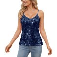 thumbnail image 1 of Maplenight Sequin Tops for Women Sparkly Shiny Cami Tank Top Glitter Party Strappy Camisole Concert Outfits, 1 of 9