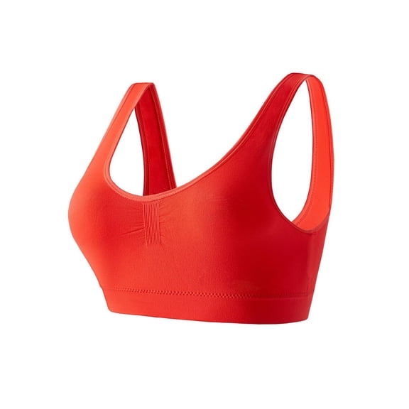 Maplenight Sports Bras for Women Racerback Running Seamless Bra Workout Crop Tank Tops Longline Sports Bra Push up