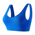 thumbnail image 1 of Maplenight Sports Bras for Women Racerback Running Seamless Bra Workout Crop Tank Tops Longline Sports Bra Push up, 1 of 2