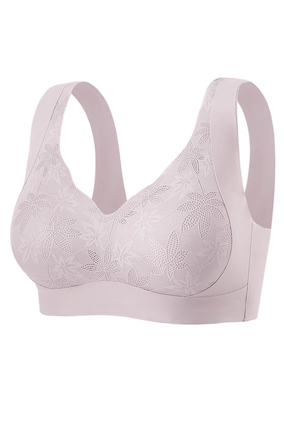 T-Shirt Bralettes for Women Full Coverage Support Push Up Wireless Bras Breathable Comfy Everyday Bra