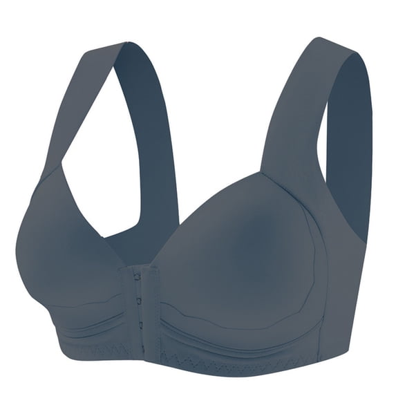 Maplenight Women's Front Closure Bras Full Coverage Support Everyday Bra Seamless Wireless Comfy Sports Bras
