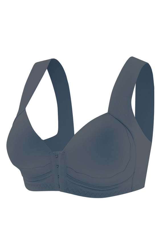 Women's Front Closure Bras Full Coverage Support Everyday Bra Seamless Wireless Comfy Sports Bras