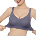 thumbnail image 1 of Maplenight Women's Full Coverage Bralettes with Support Breathable Bras No Underwire Seamless Everyday Bras, 1 of 5