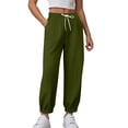 thumbnail image 1 of Maplenight Women's Sweatpants Baggy Casual Pants Stretch Drawstring High Waisted Joggers for Women, 1 of 5