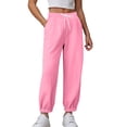 thumbnail image 1 of Maplenight Women's Sweatpants Baggy Casual Pants Stretch Drawstring High Waisted Joggers for Women, 1 of 5
