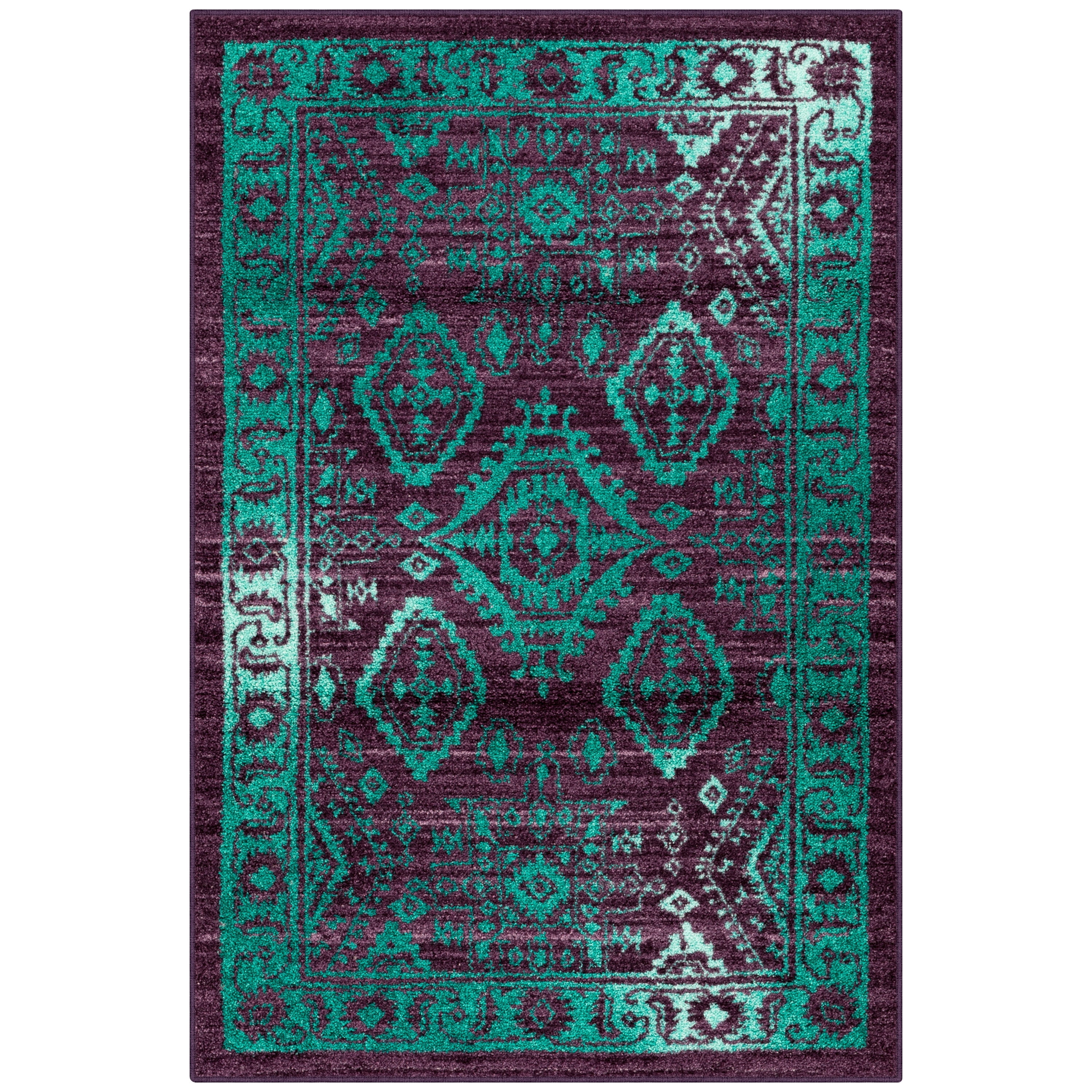 Maples Stamped Rug Maples Rugs Georgina Global Indoor Area Rug, Latex Back, Perfect for ...