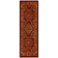 thumbnail image 1 of Maples Rugs Georgina Traditional Vintage Red Gold Washable Hallway Runner Rug, 2' x 6', 1 of 7