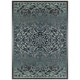 thumbnail image 1 of Maples Rugs - A - Pelham Medallion Non Slip Indoor Area Rugs, 5' x 7', Charcoal/Blue, 1 of 5
