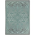 thumbnail image 1 of Maples Rugs Pelham Transitional Vintage Scroll Grey Blue Non Slip Indoor Area Rug, 5' x 7', 1 of 8