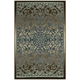thumbnail image 1 of Maples Rugs Pelham Transitional Vintage Scroll Blue Brown Washable Entryway Area Rug, 2'6 x 3'10, 1 of 9