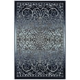 thumbnail image 1 of Maples Rugs Pelham Transitional Vintage Scroll Navy Grey Washable Entryway Area Rug, 2'6 x 3'10, 1 of 8