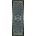 thumbnail image 1 of Maples Rugs - A - Pelham Medallion Washable Indoor Runner Rugs, 1'8 x 5', Charcoal/Blue, 1 of 4