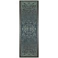 thumbnail image 1 of Maples Rugs - A - Pelham Medallion Washable Indoor Runner Rugs, 2' x 6', Charcoal/Blue, 1 of 4