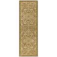 thumbnail image 1 of Maples Rugs Pelham Transitional Vintage Scroll Khaki Washable Hallway Runner Rug, 2' x 6', 1 of 8