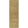 thumbnail image 1 of Maples Rugs Pelham Transitional Vintage Scroll Khaki Washable Hallway Runner Rug, 2' x 6', 1 of 8