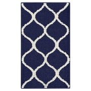 Maples Rugs Rebecca Moroccan Trellis Low Pile, Non Slip, Pet-Friendly Indoor Rug, 5' x 7', Teal